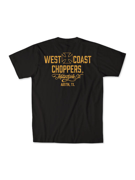 West Coast Choppers T-shirt Black, Yellow West Coast Choppers T-shirt Black, Yellow