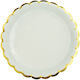 Cloud Plate 18cm Nk366-1 Set 10 Pieces Sky Blue
