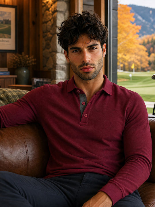 Gandy Polo Bluză Burgundy Gandy Polo Bluză Burgundy
