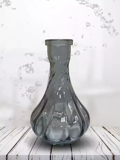 Vessel Glass Vaza Narghilea Grey Smoke 1buc
