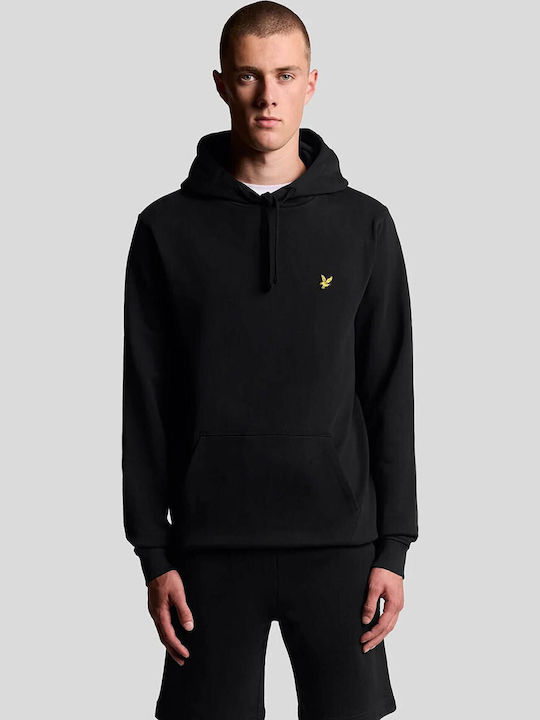 Lyle & Scott Sweatshirt mit Kapuze Jet Black
