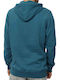 Sweatshirt with Hood Indian Teal