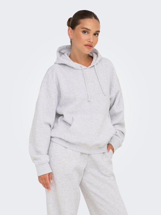Only Дамски Суитшърт Худи Grey