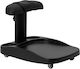 Salon Tech Wheeled Footstool Black