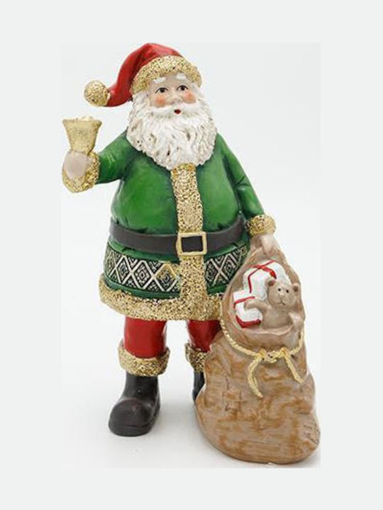 Santa Claus Green 19x13cm
