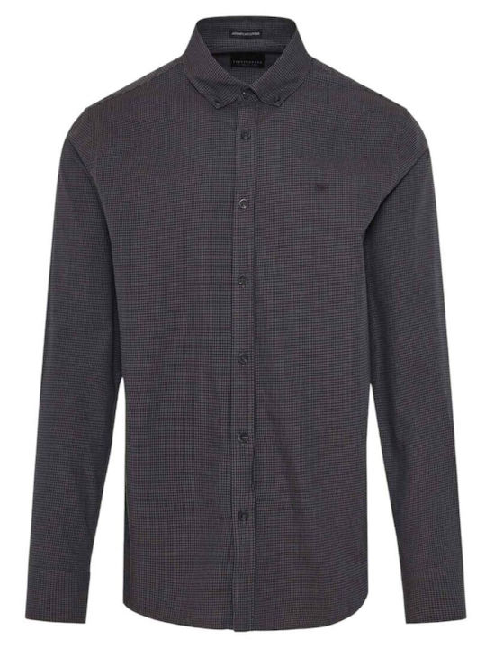 Funky Buddha Long Sleeve Cotton Shirt in Regula...