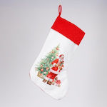 Christmas Decorative Polyester White Socks L43x...