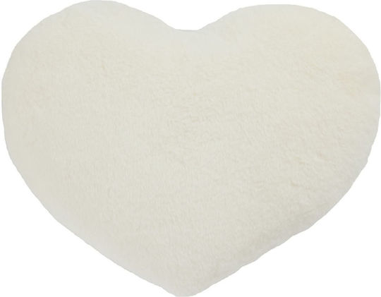 Das Home Sofa Cushion 2296 Made of White Furry 25x33cm