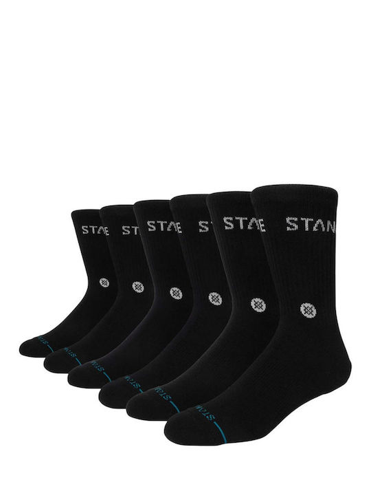 Stance Athletic Socks Black 6 Pairs