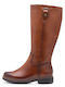 Leather Women's Boots Brown