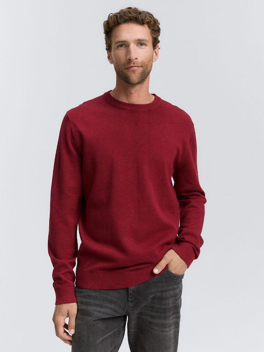 Tom Tailor Pulover Basic Cu Mânecă Lungă Burgundy