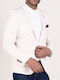 Men's Suit Jacket Slim Fit White