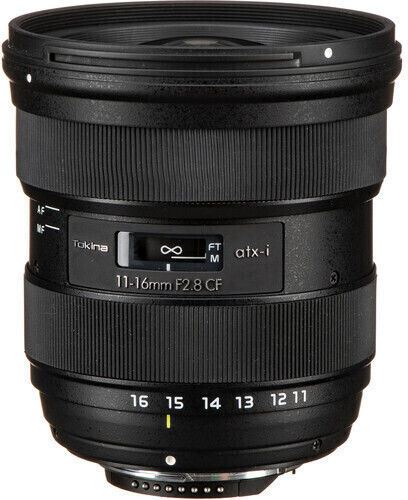 Tokina Crop Camera Lens Atx-i 11-16mm F/2.8 Plus Wide Angle Zoom for Nikon F Mount Black