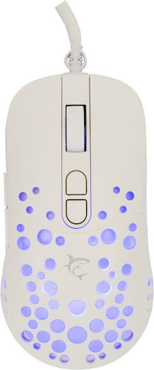 White Shark Tristan-2 RGB Геймърска Мишка 7200 DPI Бял