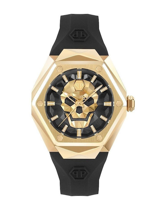 Philipp Plein Lady Women's Watch with Black Rubber Strap