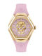 Philipp Plein Lady Women's Watch with Pink Rubber Strap