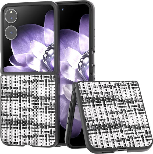 Plaid Texture Book Plastic Black (Xiaomi Mix Flip)