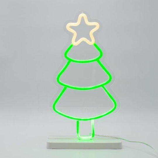 Christmas Decorative Illuminated Plastic Tree Light Tube 35cm IP44 Electric