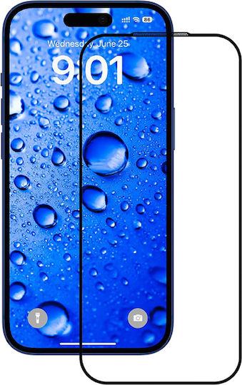 ANANK 2.5D Закалено стъкло за цялото лице Черен (iPhone Air)