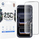 Lito 2.5D Full Glue Tempered Glass Μαύρο (iPhone 17 / 17 Pro / 16 Pro)