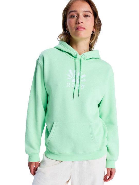 Roxy Surf Stoked Women's Sweatshirt Hooded Green