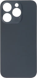 Battery Door Adhesive Large Hole Black for iPhone 14 Pro