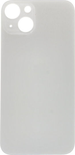 Καπάκι Μπαταρίας Battery Door Adhesive Large Hole Λευκό για iPhone 13