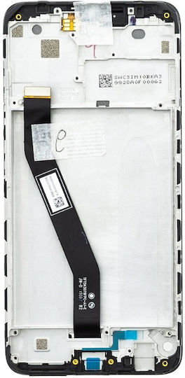 Xiaomi Redmi 8 LCD Screen with Touch Mechanism with Frame Black Service Pack