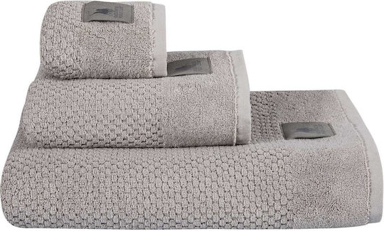 Greenwich Polo Club Πετσέτα Χεριών Premium 4117 30x50εκ. Γκρι Βάρους 700gr/m²