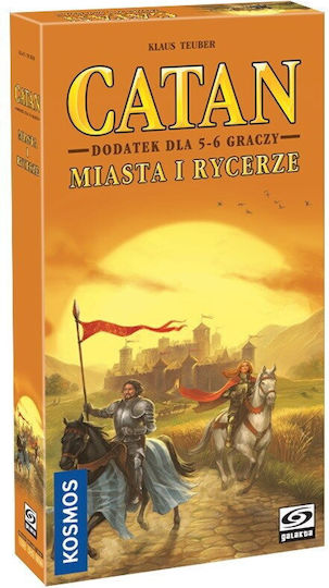 Game Expansion Catan Cities and Knights for 5-6 Players 10+ Years Old (PL) Galakta