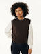 Winter Women's Sleeveless Tunic Black