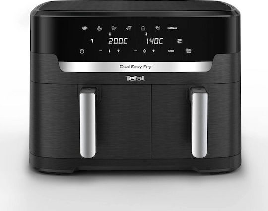 Tefal Easy Fry Xxl Friteuză cu aer cu Coș Detașabil Dublu 11lt Negru