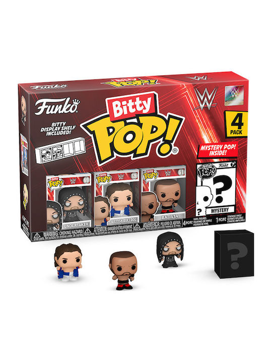 Funko Bitty Pop! Sports: WWE - Undertaker Chase 4τμχ