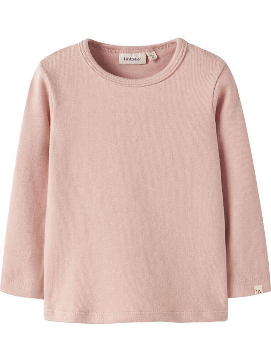Kinderhemd Langarm Rosa