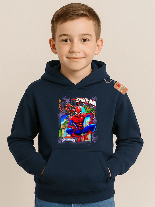 Rock Deal Bluza Cu Glugă Pentru Copii Albastru ...