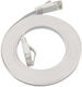Microconnect Flat U/UTP Cat.6a (Gigabit) Καλώδιο Δικτύου Ethernet 1m Λευκό
