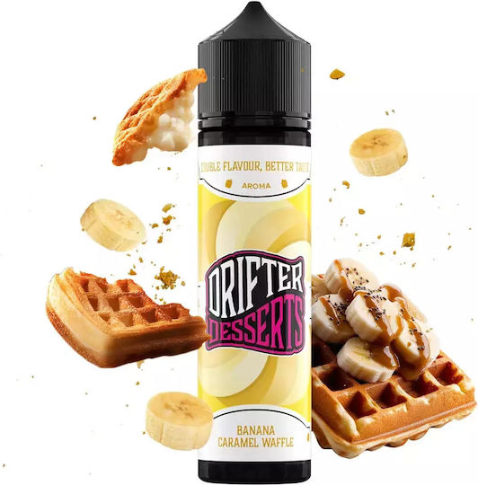 Drifter Vape Shot de aromă 12ml/60ml 1buc Banana Caramel Waffle