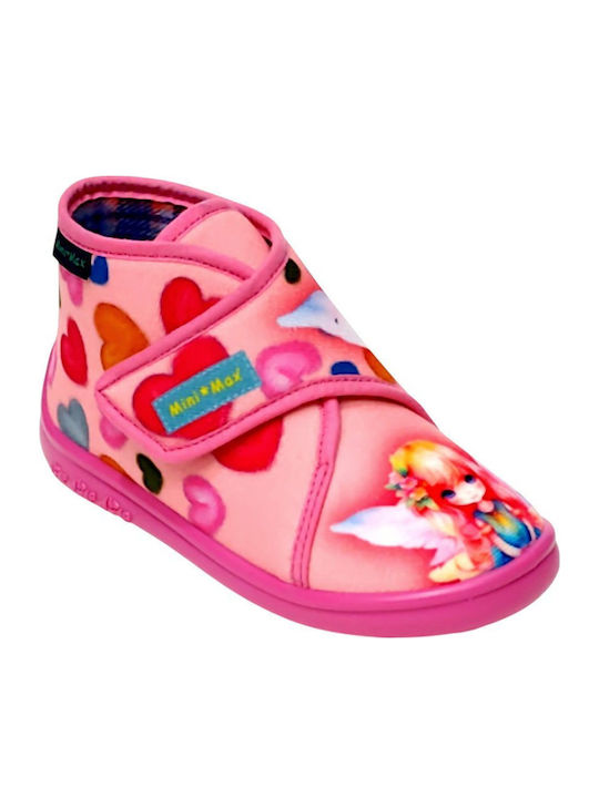 Kids Slippers Boots Pink