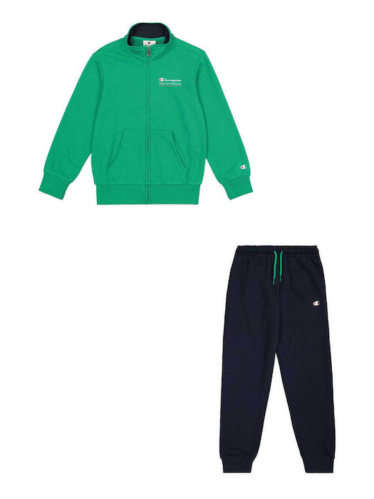 Champion Kids Tracksuit Set With Jacket Green 2...