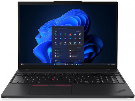 Lenovo ThinkPad T16 Gen 4 16 Inch IPS FHD+ (Ultra 7-255U/64GB/1TB SSD/Windows 11 Pro) with 100W Charger International English Keyboard