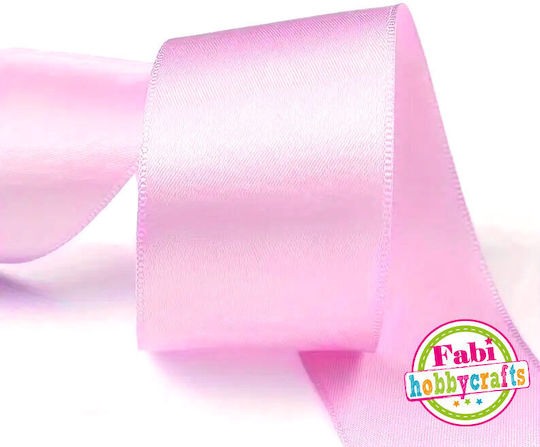 Fabi Satin Panglică Monocromie Roz cu lățime 40mm