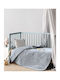 Kentia Κουβέρτα Κούνιας Baby Notte Γκρι 100x140εκ.