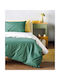 Kentia Sheet Set Single Cotton Versus Green 160x245cm 3pcs