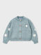 Kids Cardigan Knitted Mint, Green