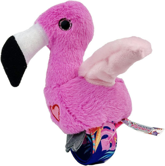 Jap Happy Yappers Plush Slap Band Animals Pink Flamingo 9590