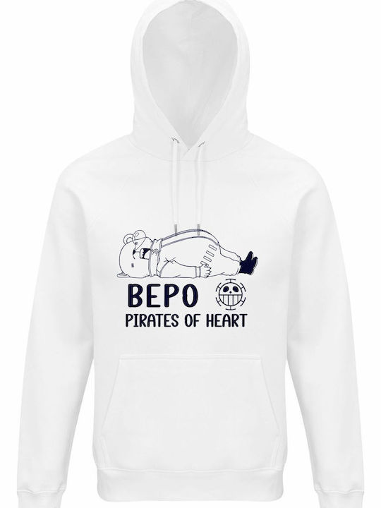 Unisex Bio-Baumwolle Hoodie Bepo Pirates Heart ...