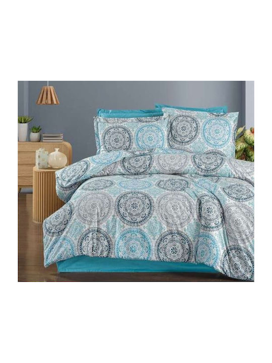 MayHome Bettdecken-Set Einzelbett 160x240cm Geometric 2Stück 350 GSMGsm