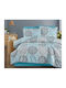 MayHome Bettdecken-Set Einzelbett 160x240cm Geometric 2Stück 350 GSMGsm