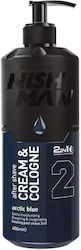 NISHMAN Arctic Aftershave Cream Cologne for Sensitive Skin 400ml NISHMAN Arctic Aftershave Cream Cologne for Sensitive Skin 400ml