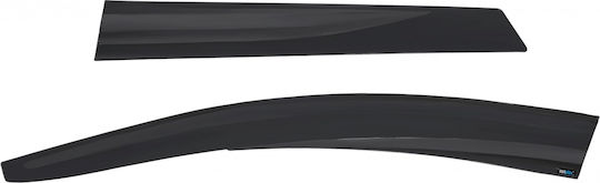 Front Rear Car Wind Deflectors Dacia Duster 2017-2024 Adhesive Installation